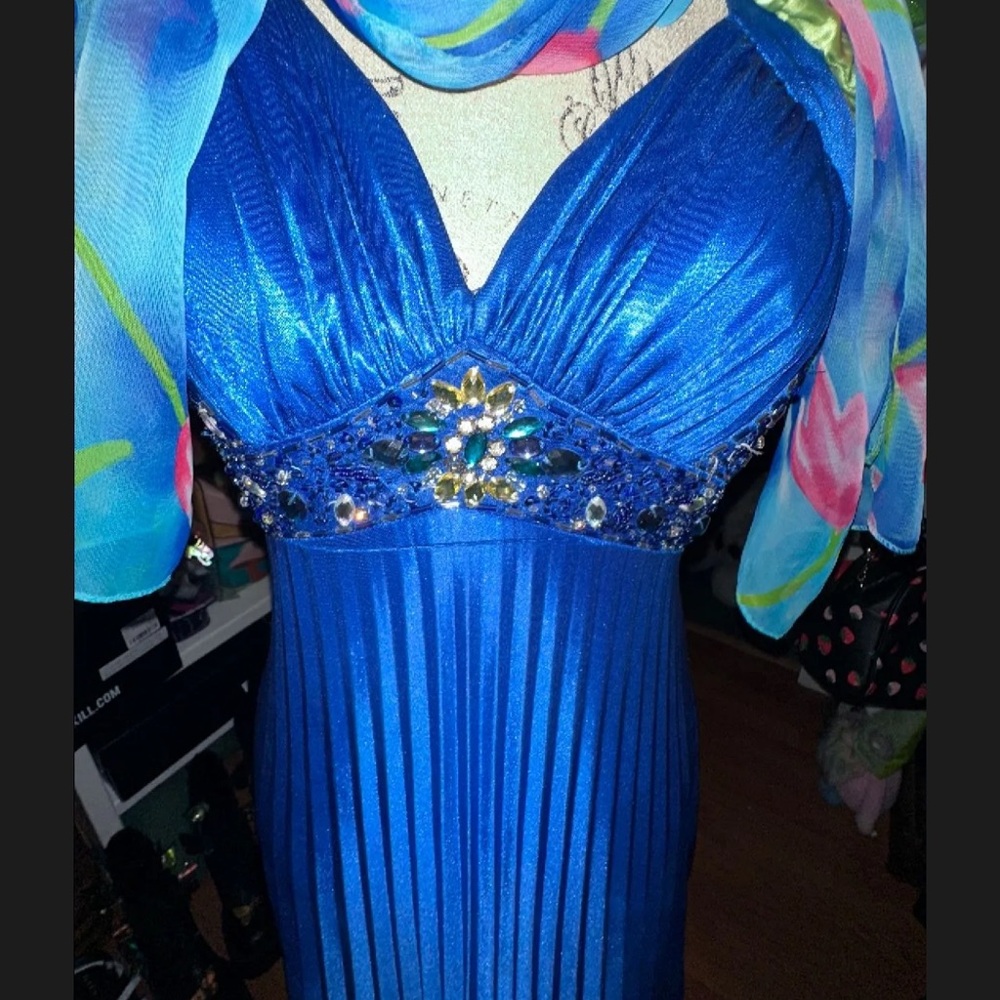 Elegant Blue Gown
